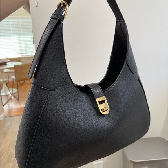 H&M Handbags - Elegant Black Leather Women's Bag